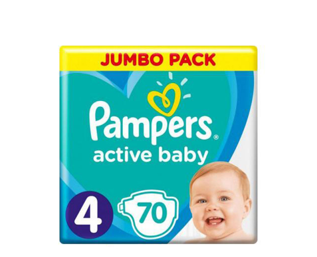 Pampers N4 ბავშვის საფენი 9-14 კგ 